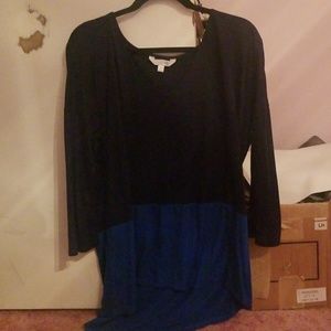 Navy blue blouse